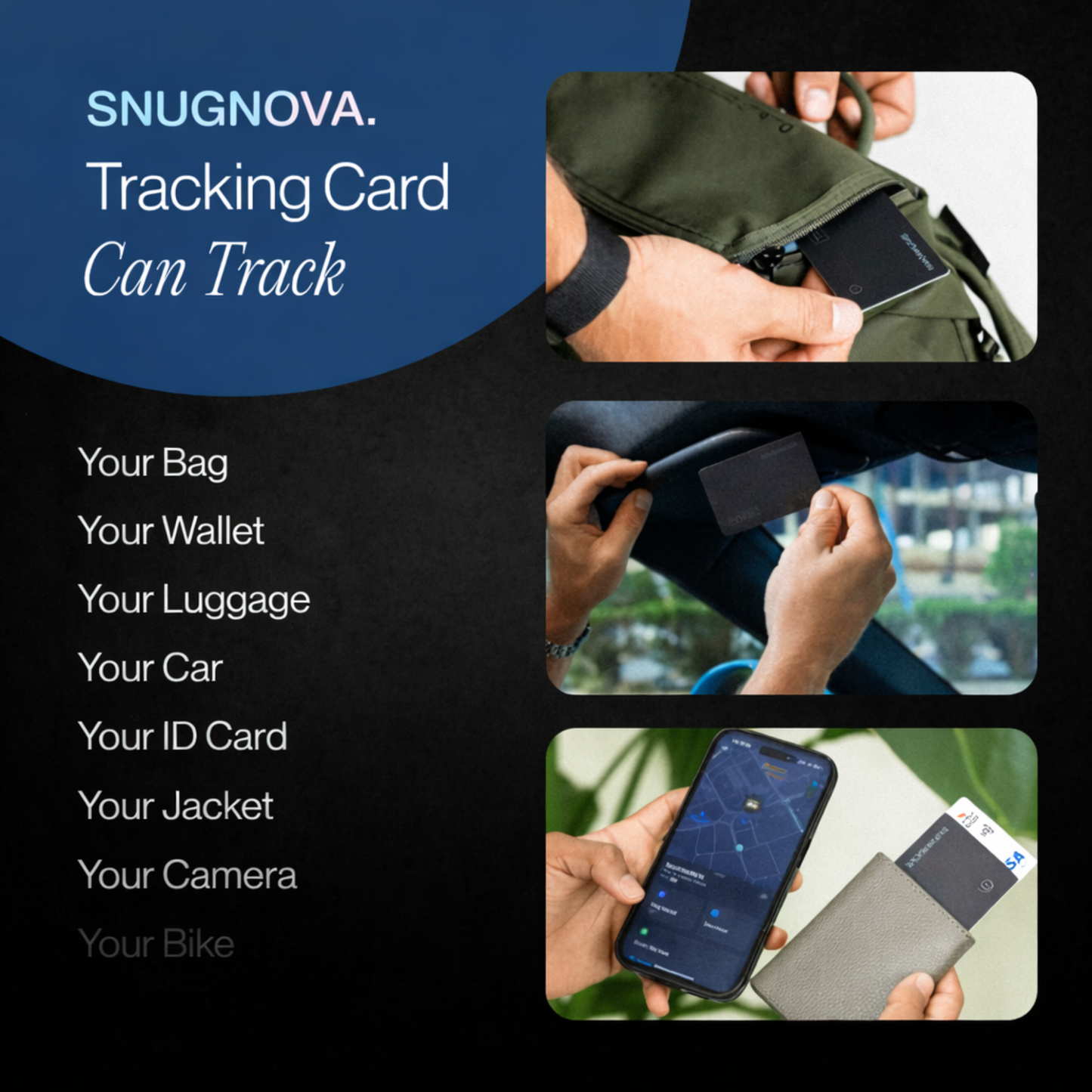 SnugNova™ Tracking Card