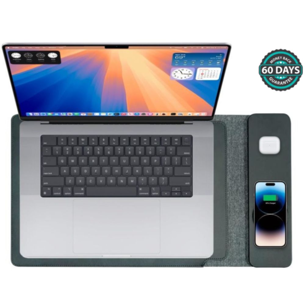 NOVA 4-in-1 Laptop Sleeve with Wireless Charging