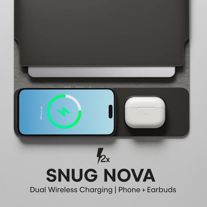 NOVA 4-in-1 Laptop Sleeve with Wireless Charging