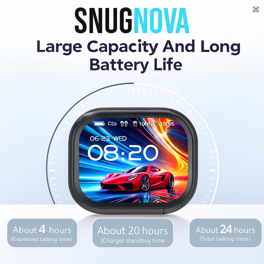 SnugNova™ Pods Pro — AI Translation with Active Noise Cancelling