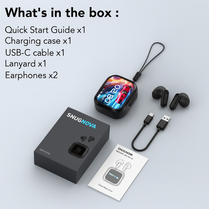 SnugNova™ Pods Pro — AI Translation with Active Noise Cancelling