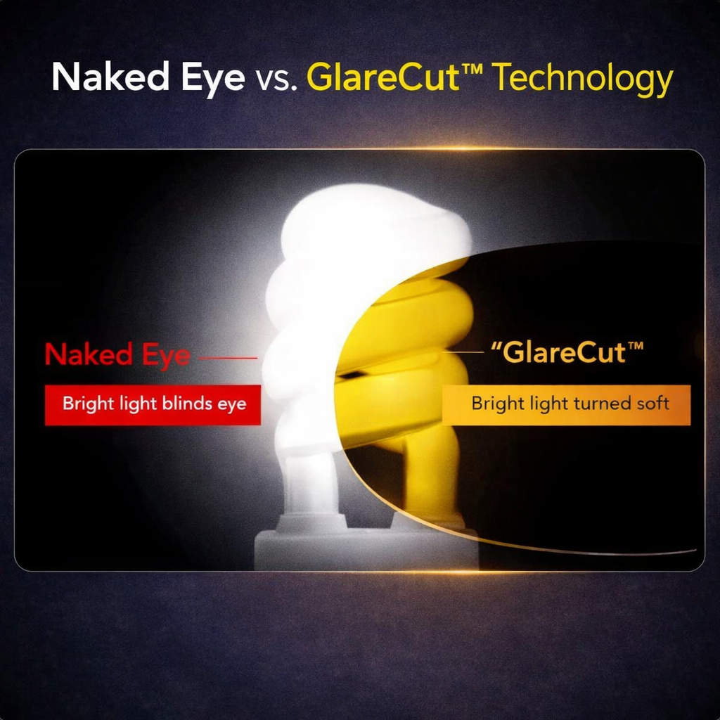 SnugNova™ NightDrive Glasses with GlareCut™ Technology